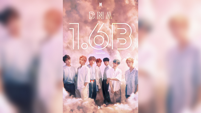 BTSの「DNA」MV、YouTube再生回数16億回を突破