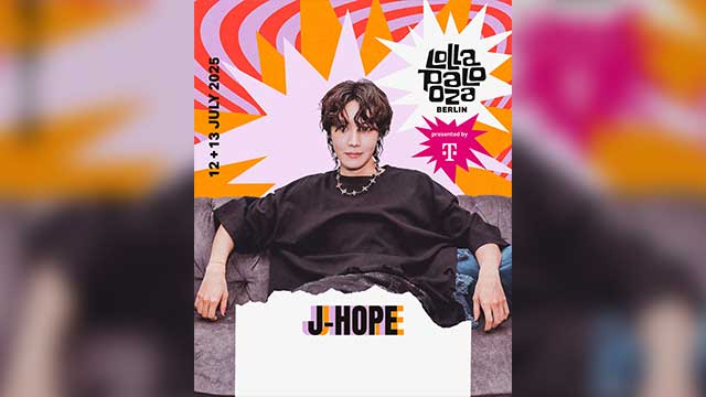 BTS･J-HOPE、7月の「Lollapalooza Berlin」にヘッドライナーとして出演