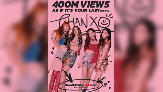 Blackpink「AS IF IT’S YOUR LAST」MV、Youtubeで4億ビュー突破