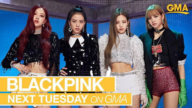 BLACKPINK、米ABC「グッドモーニング・アメリカ」の生放送に出演