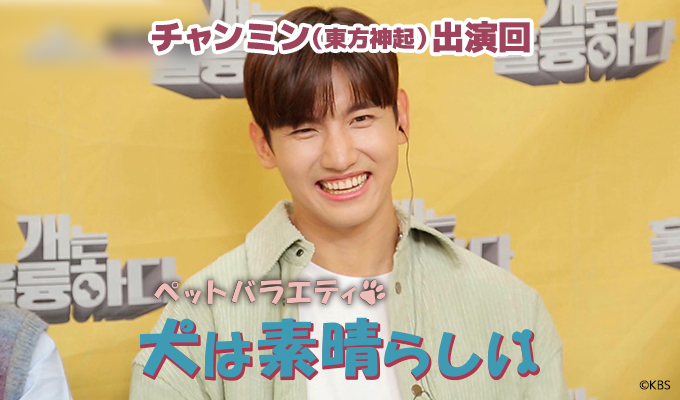 【チャンミン(東方神起)出演】ペットバラエティ～犬は素晴らしい
